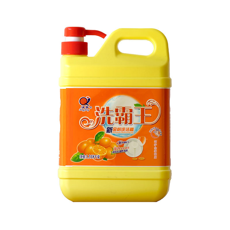 清菁洗霸王新金(jīn)桔洗潔精1.318千克
